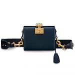 Dior Petrol Blue Dioraddict Small Trunk Bag