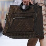 Fendi Brown FF Pattern Runaway Bag - Spring 2018