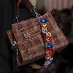 Fendi Red Plaid Runaway Bag - Spring 2018