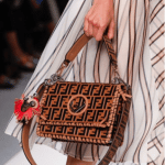 Fendi Tan/Black FF Pattern Kan I F Bag - Spring 2018