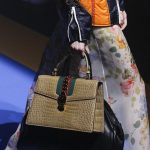 Gucci Beige Crocodile Sylvie Top Handle and Black Tote Bags - Spring 2018