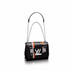 Louis Vuitton Black Printed:Embossed Epi Twist PM Bag