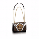 Louis Vuitton Brogue Monogram Canvas Twist MM Bag