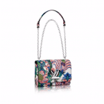 Louis Vuitton Multicolor Floral Printed Twist MM Bag