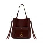 Mulberry Burgundy Silky Calf Amberley Hobo Bag