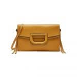 Mulberry Gold Ochre Silky Calf Brimley Envelope Bag