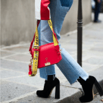 Off-White Red Binder Clip Bag 1