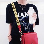 Off-White Red Binder Clip Bag 4