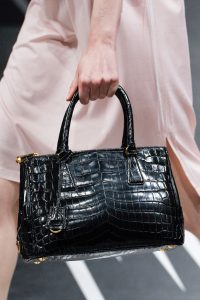 Prada Black Crocodile Top Handle Bag - Spring 2018