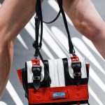 Prada Black/White/Red Etiquette Shoulder Bag - Spring 2018