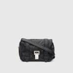 Proenza Schouler Black Crinkled PS1+ Mini Crossbody Bag