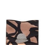 Proenza Schouler Black/Rose Gold Graffiti Small Curl Clutch Bag