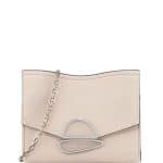 Proenza Schouler Pink Small Curl Chain Clutch Bag
