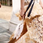Proenza Schouler White Fur with Feather Minaudiere Bag 3 - Spring 2018