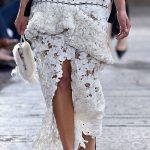 Proenza Schouler White Fur with Feather Minaudiere Bag - Spring 2018