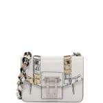 Proenza Schouler White Metallic Whipstitch Hava Crossbody Bag