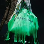 Balenciaga Green Fringed Tote Bag 2 - Spring 2018