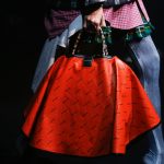 Balenciaga Red/Black Monogram Top Handle Bag - Spring 2018