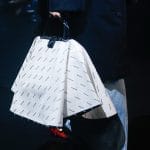 Balenciaga White/Black Monogram Top Handle Bag - Spring 2018