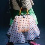 Balenciaga Yellow Multicolor Polkadot Print Top Handle Bag - Spring 2018