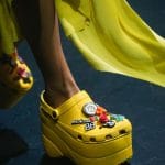 Balenciaga Yellow Platform Crocs 2 - Spring 2018