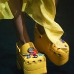 Balenciaga Yellow Platform Crocs - Spring 2018