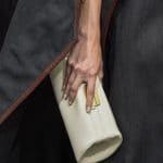 Celine White Boxy Clutch Bag - Spring 2018