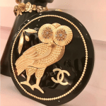 Chanel Black/Gold Owl Minaudiere Bag