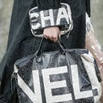 Chanel Black/White Logo Embroidered Top Handle and Arm Bags - Spring 2018