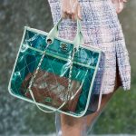 Chanel Green PVC Tote and Red Shoulder Bag - Spring 2018