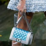 Chanel Silver/Blue Boy Bag - Spring 2018