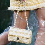 Chanel Yellow Tweed Classic Flap Bag 2 - Spring 2018