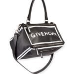 Givenchy Black Graffiti Medium Pandora Satchel Bag