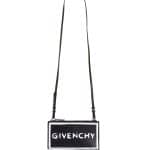 Givenchy Black Iconic Graffiti Crossbody Pouch Wallet