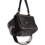 Givenchy Black Logo-Strap Pandora Small Satchel Bag