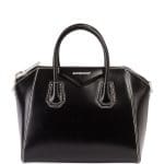 Givenchy Black Smooth Leather Small Antigona Bag