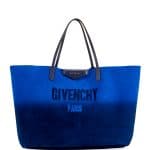 Givenchy Blue/Silver Gradient Antigona Large Shopping Tote Bag