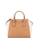 Givenchy Light Beige/Off-White Bicolor Small Antigona Bag