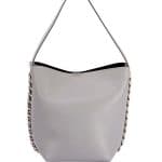 Givenchy Light Gray Infinity Chain Bucket Bag