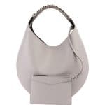 Givenchy Light Gray Infinity Small Chain Hobo Bag