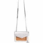Givenchy Silver/Off-White/Beige Duetto Crossbody Bag