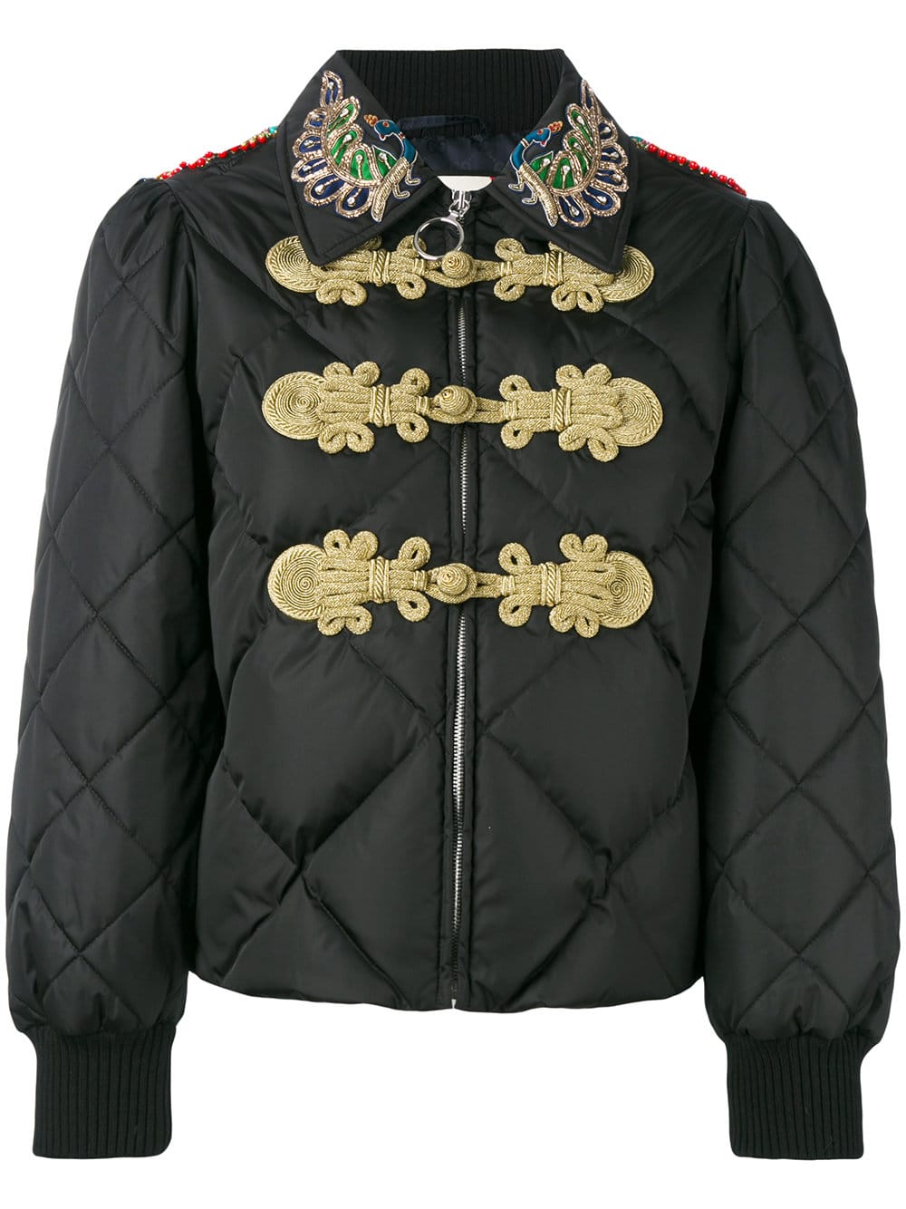 Gucci Crystal-Embellished Padded Jacket