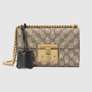 gucci backpack with gold bees