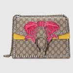Gucci GG Supreme with Bow Dionysus Medium Shoulder Bag