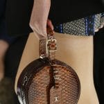 Louis Vuitton Brown Python Mini Hat Box Bag - Spring 2018