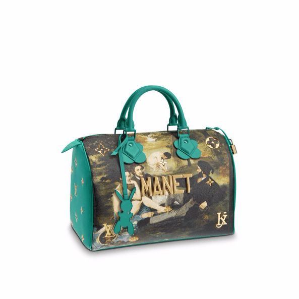 Louis Vuitton 100% Calf Leather Blue x Jeff Koons Masters Collection Monet  Neonoe One Size - 5% off