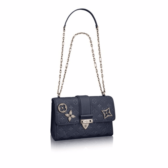 Louis Vuitton Marine Metal Monogram Empreinte with Pins Saint Sulpice PM Bag