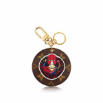 Louis Vuitton Monogram Canvas Illustré Kabuki Bag Charm and Key Holder