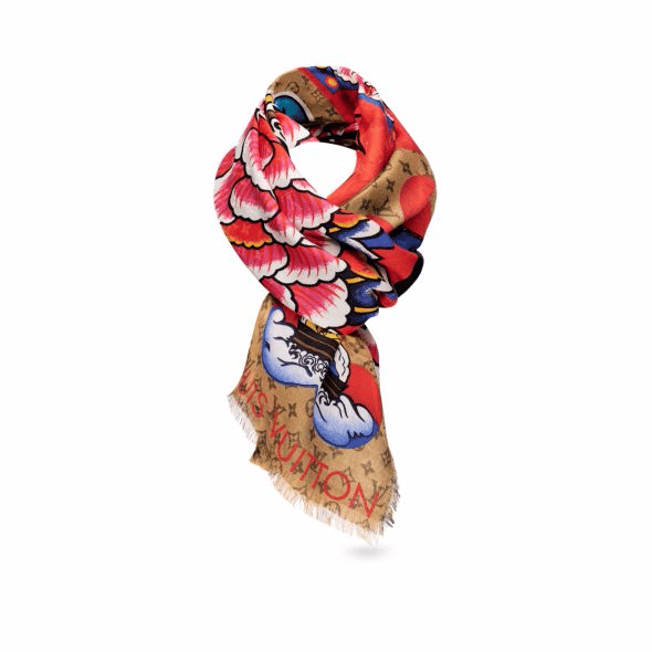 Louis Vuitton 2017 Kabuki Silk Scarf · INTO