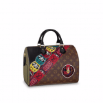 Louis Vuitton Monogram Canvas and Epi with Kabuki Stickers Speedy 30 Bag